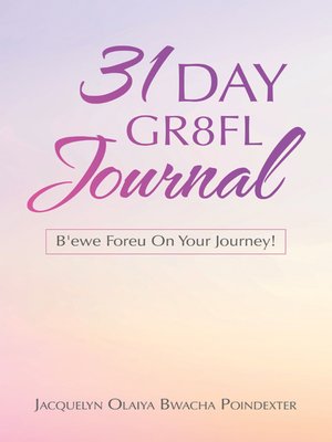 cover image of 31 Day Gr8fl Journal